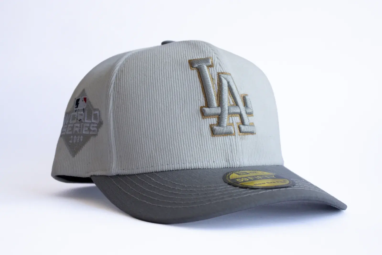 Gorra Dodgers Blanca Gris