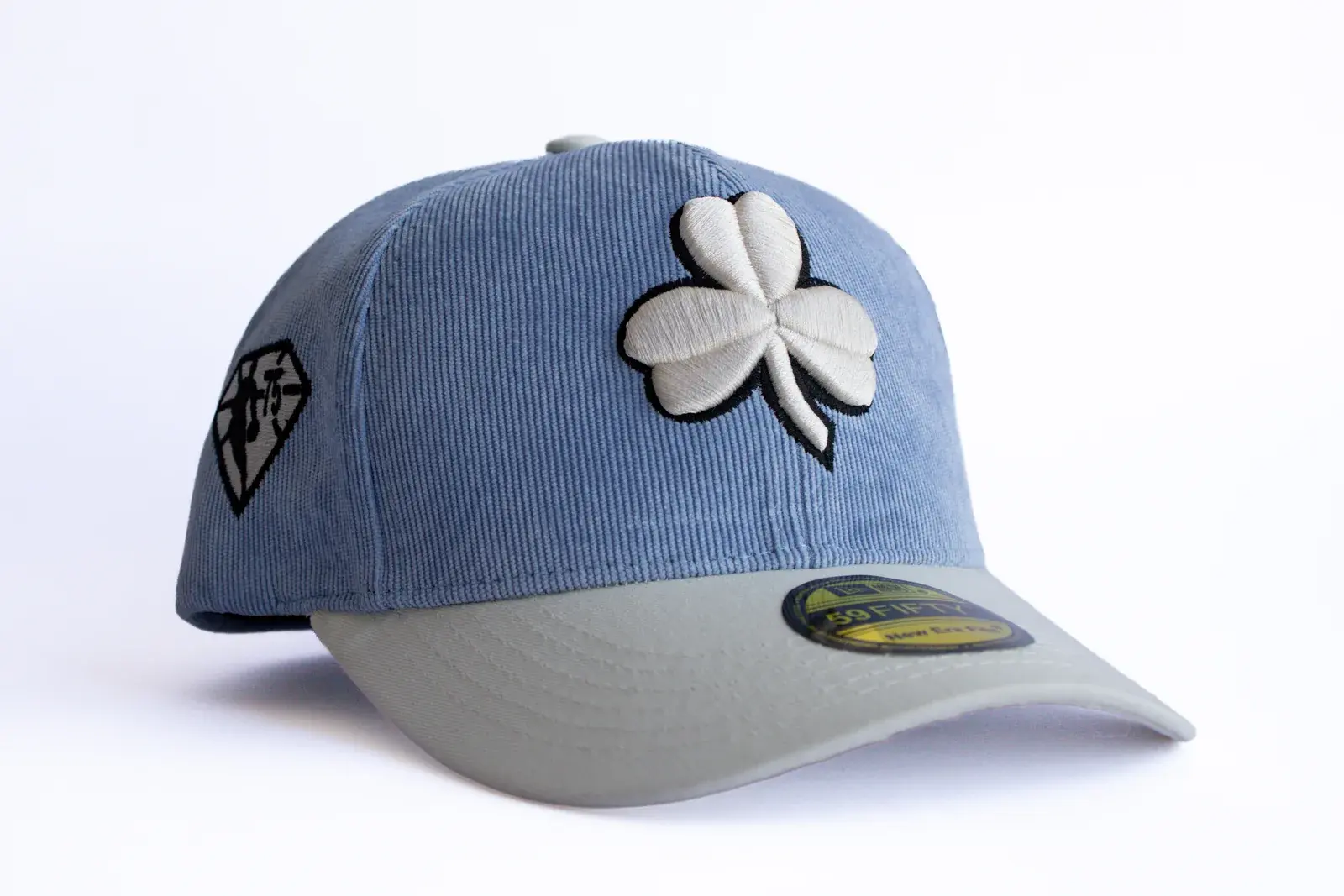 Gorra Trébol Azul Claro Gris