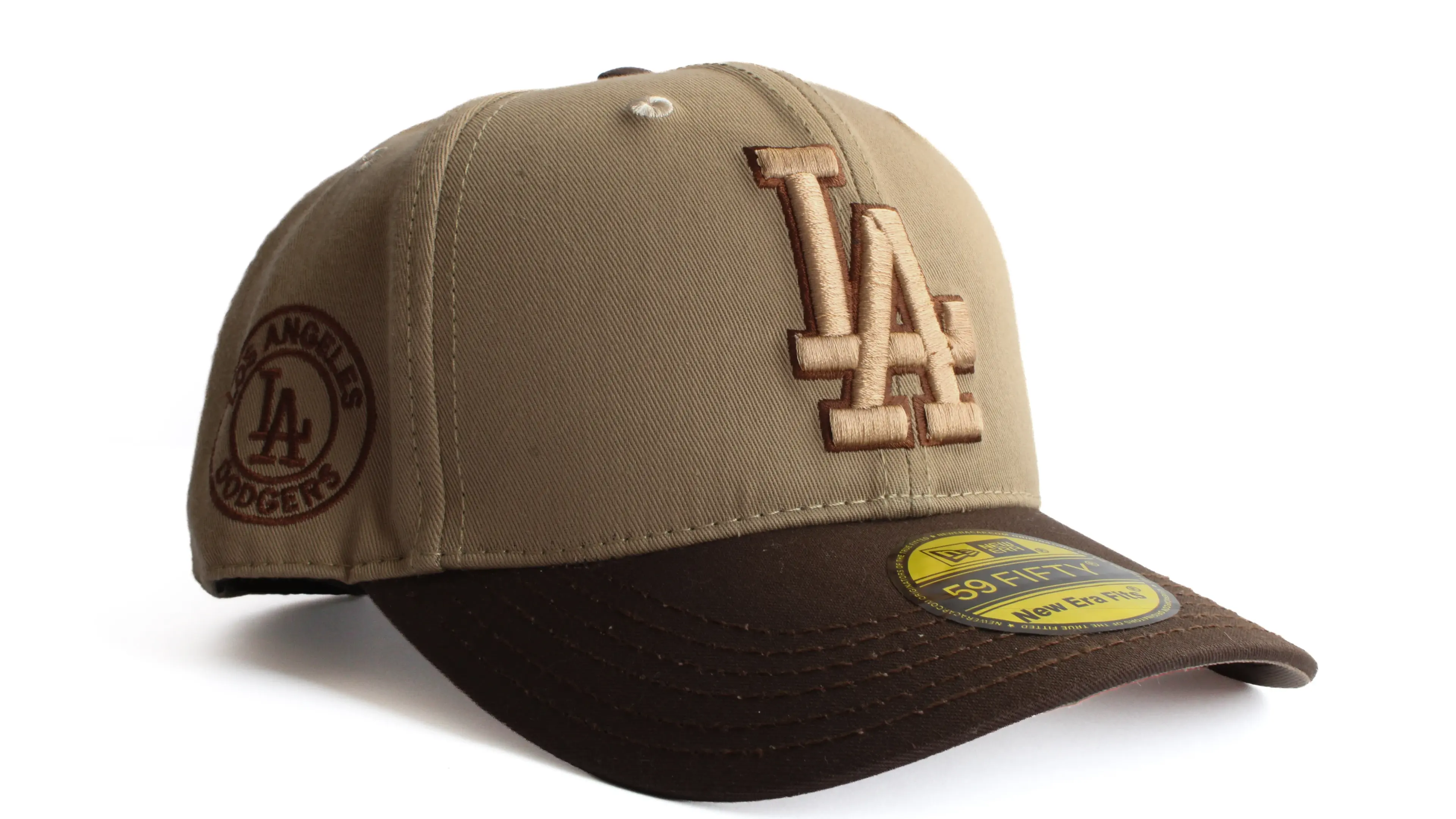 Gorra New Era LA Dodgers Beige y Café