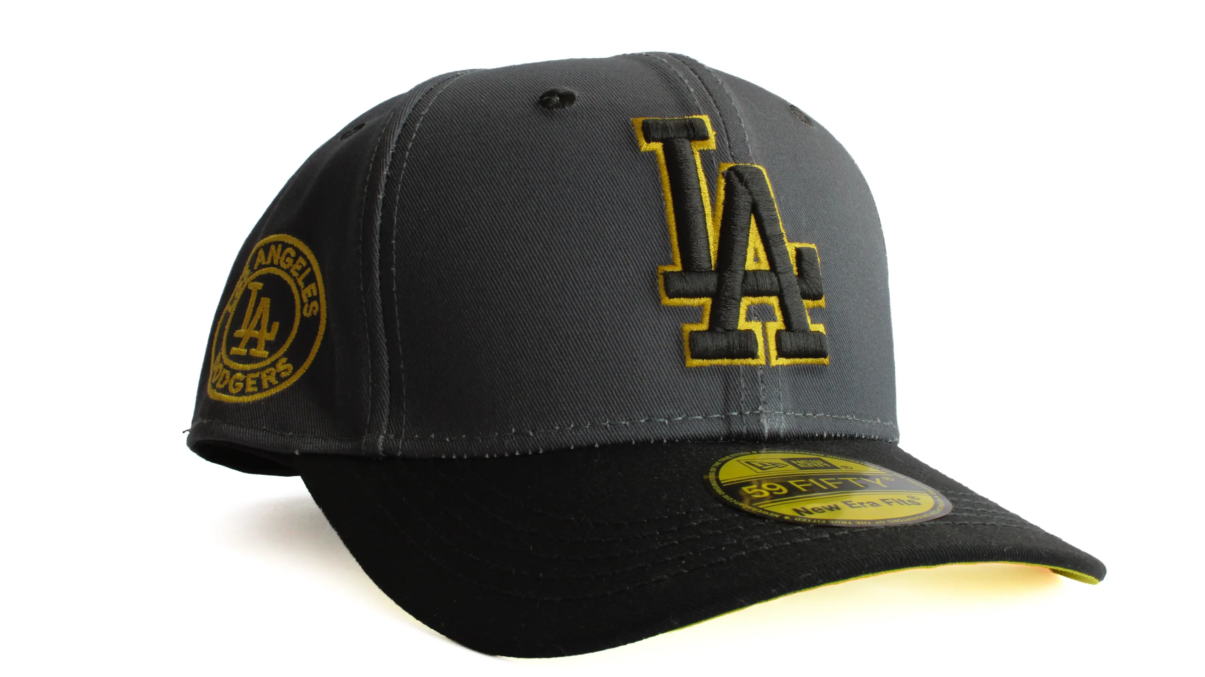 Gorra New Era LA Dodgers Negra y Amarilla