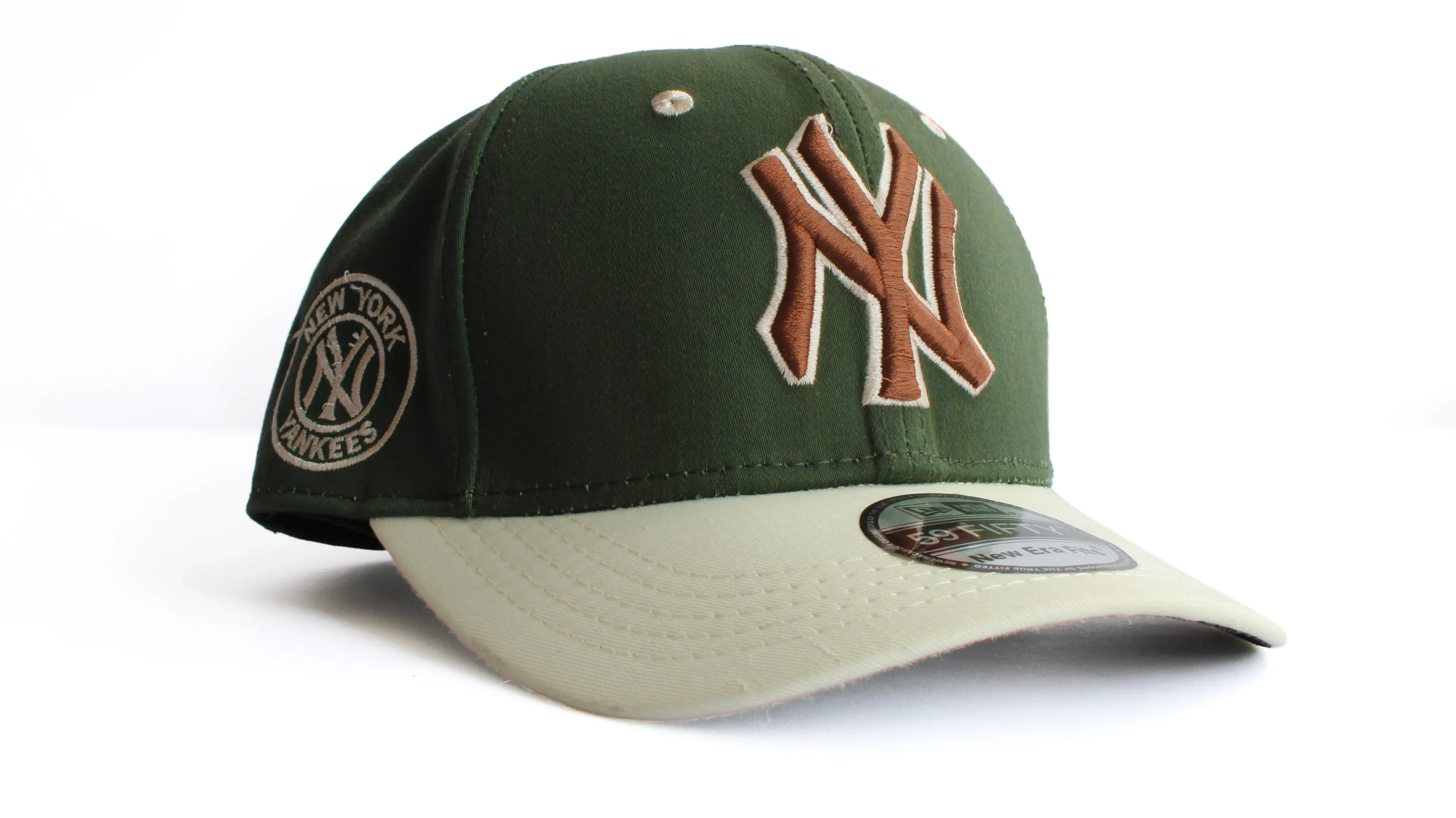 Gorra New Era NY Yankees Verde y Crema